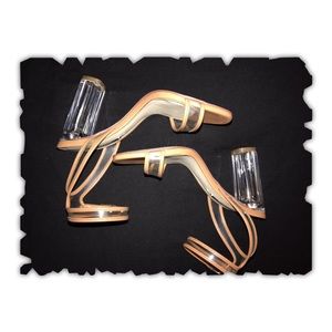 Zara clear heels 👠